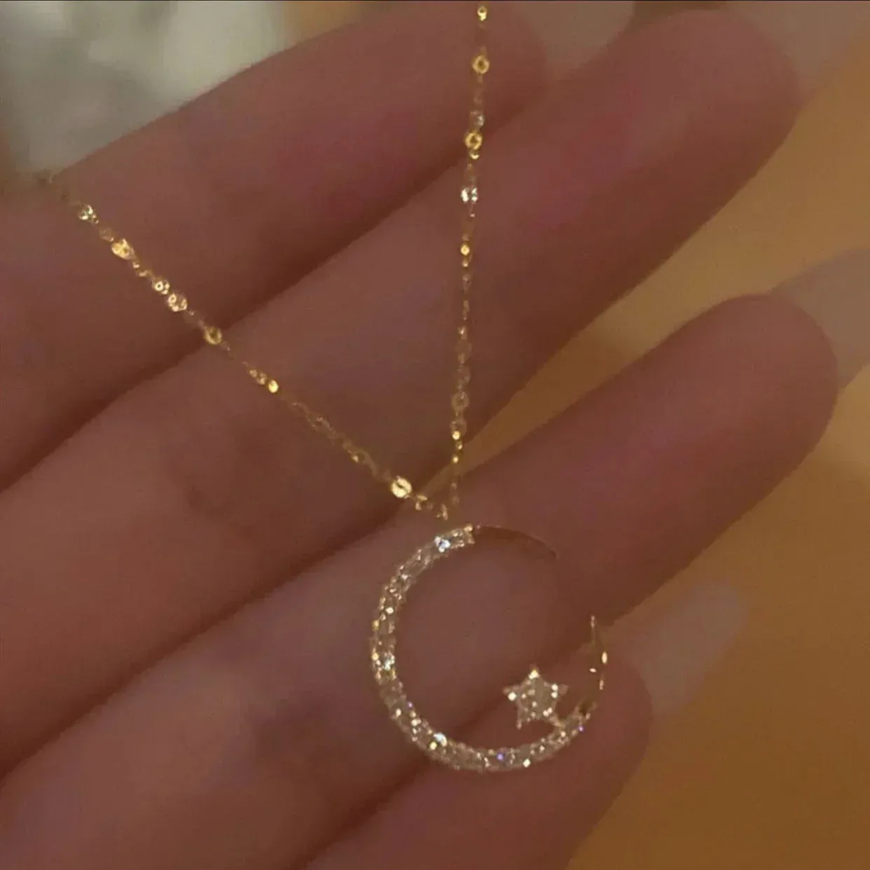 51% offBright Night: Moon Star Necklace