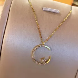 51% offBright Night: Moon Star Necklace
