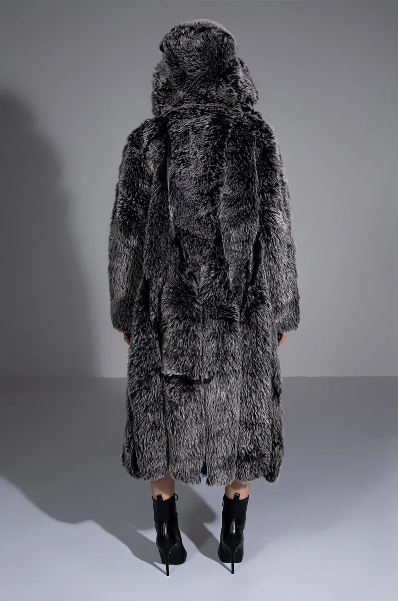ALL THAT FAUX FUR LONG COAT