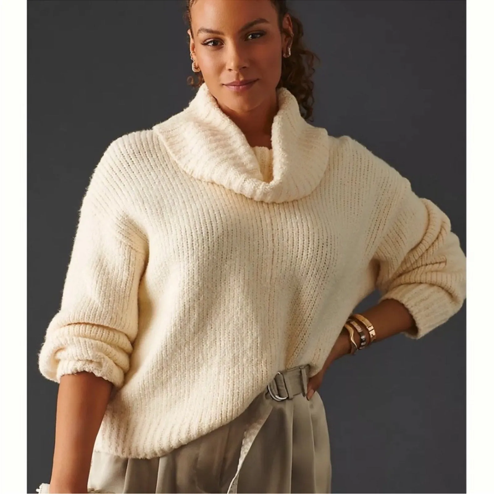 Anthropology Pilcro Turtleneck Sweater