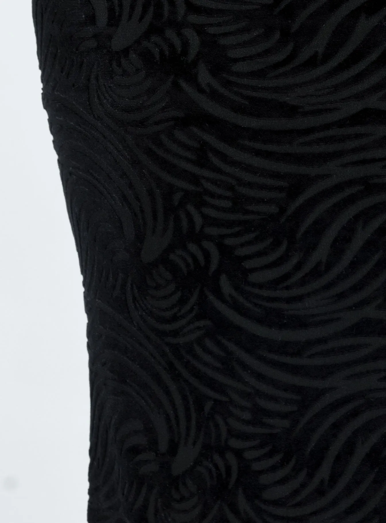 August Midi Skirt Black