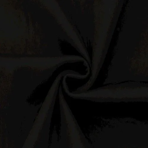 Black/Gray Wool Blend Bonded Coating Fabric