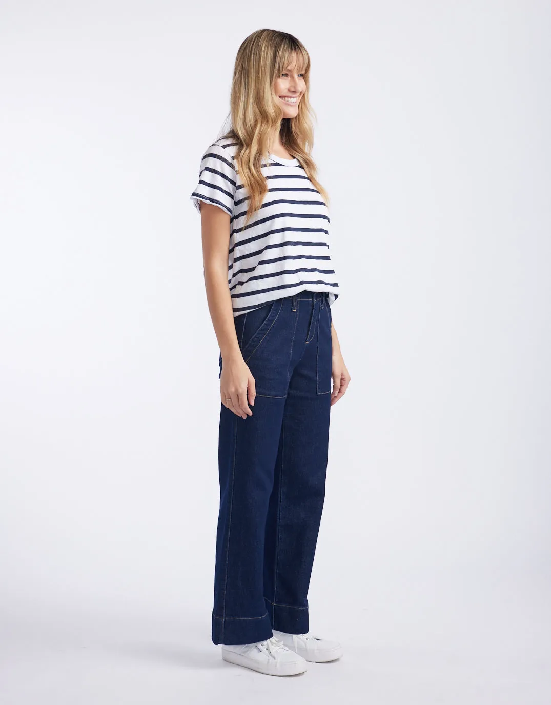 Celeste Wide Leg Jeans - Indigo
