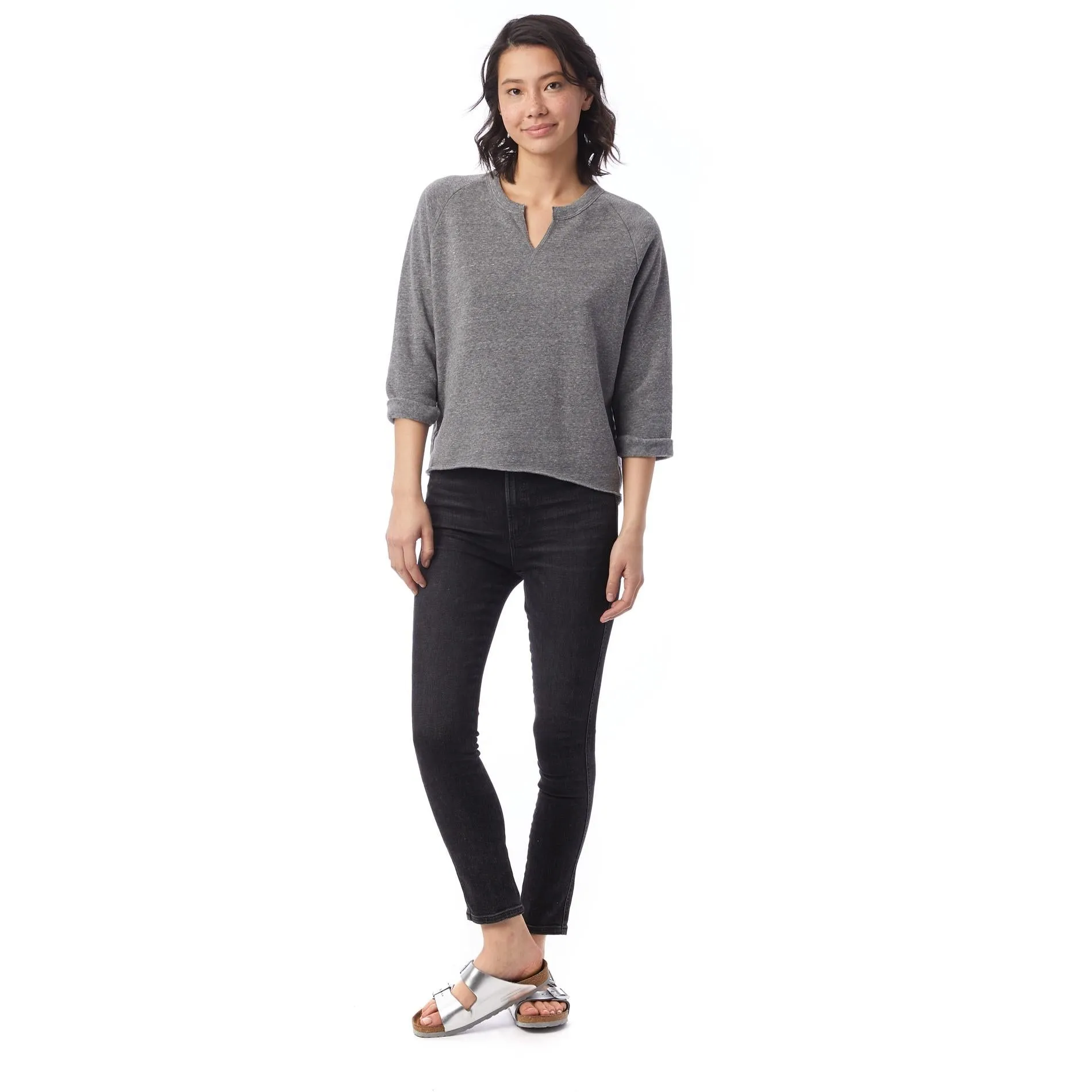 Champ Remix Eco-Fleece Sweatshirt (Light Grey)