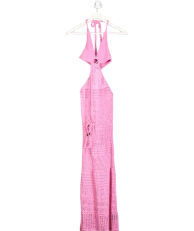 Dundas x Revolve Pink Maia Maia Maxi Dress UK S