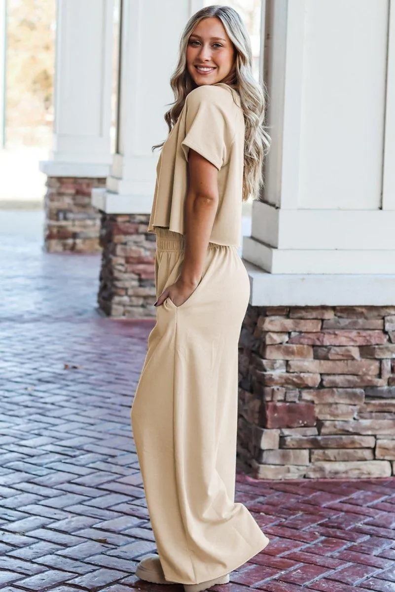 Faye Wide Leg Pants 2 Piece Set