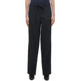 Helmut Lang Womens Inside Leg Zippers Wide Leg Wide Leg Pants