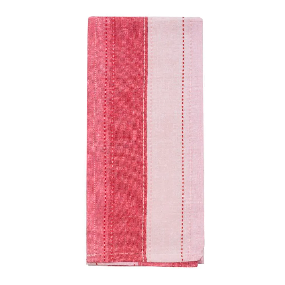 Holiday Ombre Stripe Dishtowel