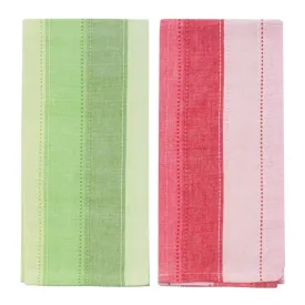 Holiday Ombre Stripe Dishtowel