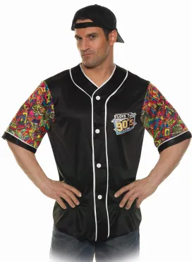 I Love The 90s Mens Button Down Plus Size Costume Shirt