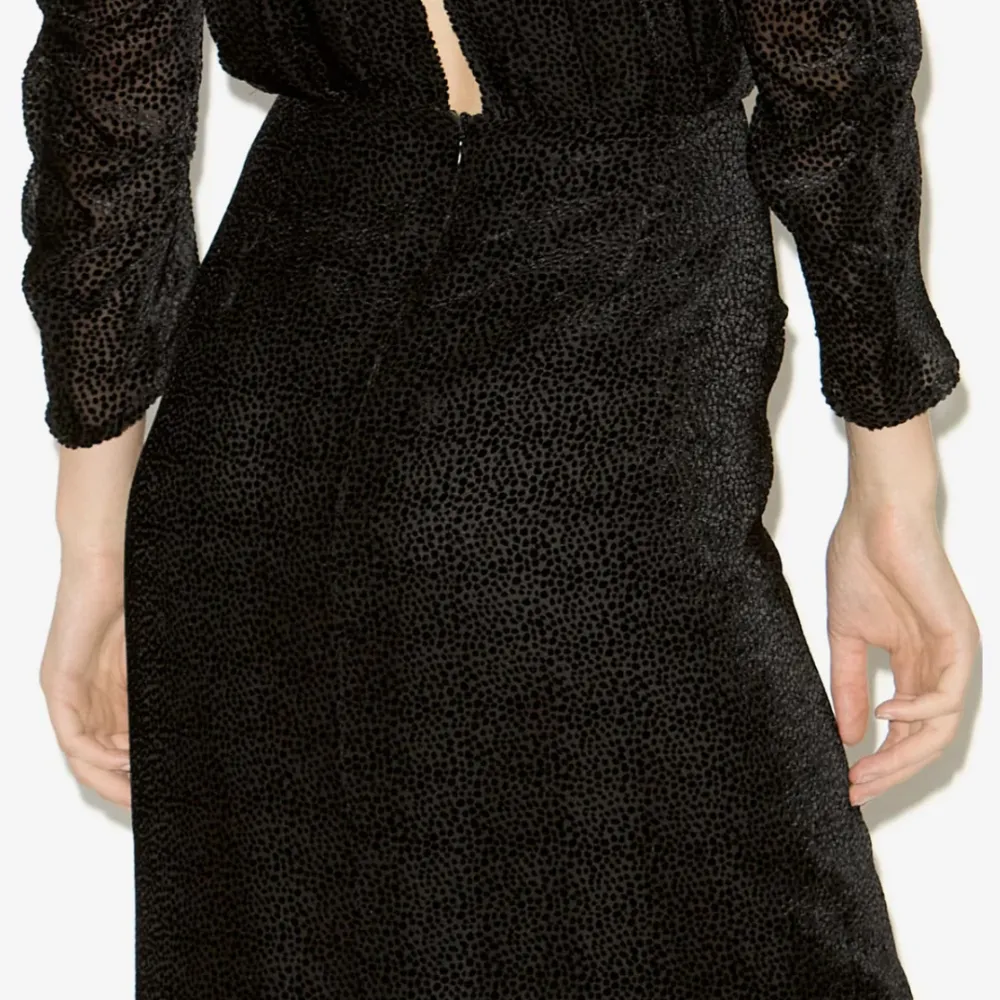 Isabel Marant Caelia Skirt - Black Devoré