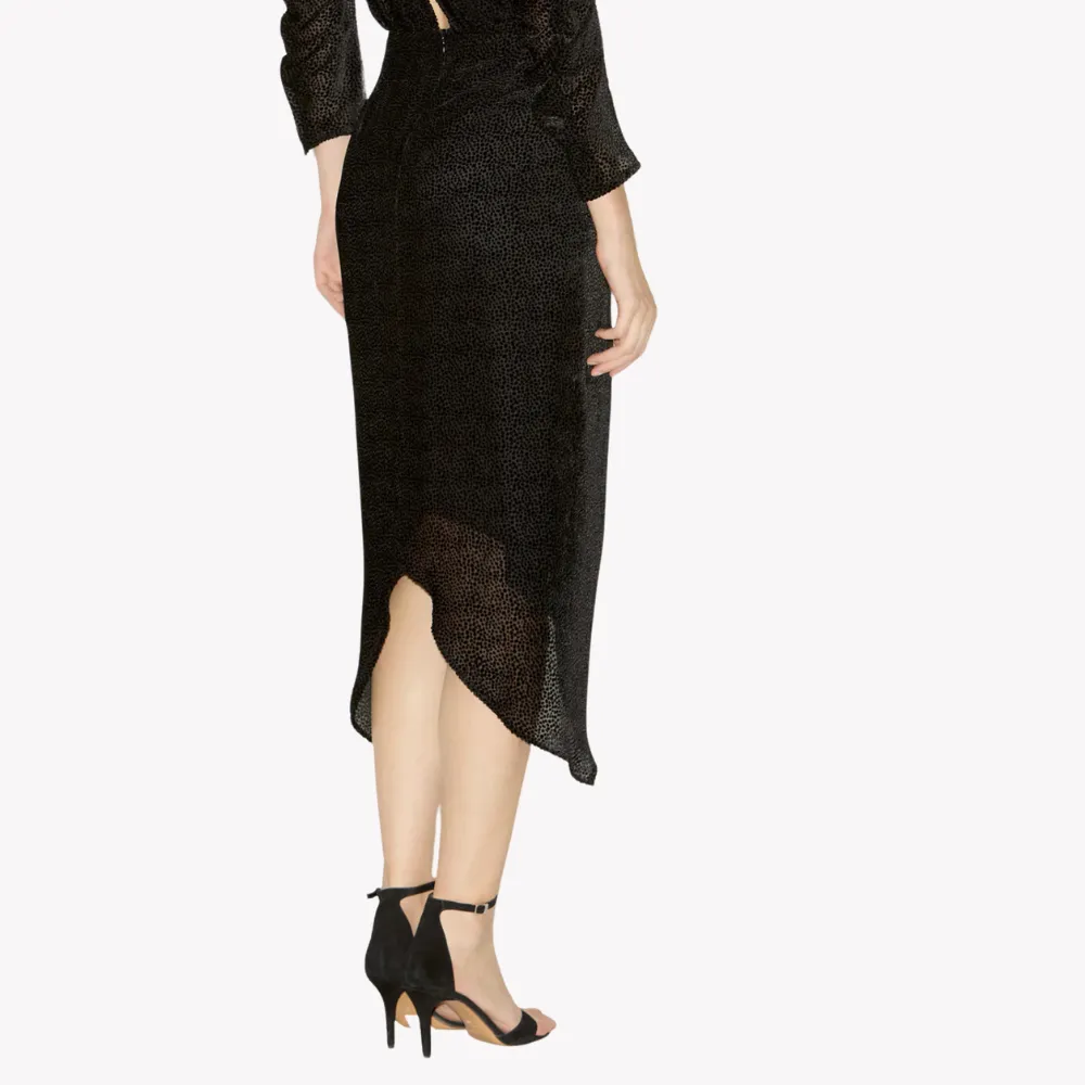 Isabel Marant Caelia Skirt - Black Devoré