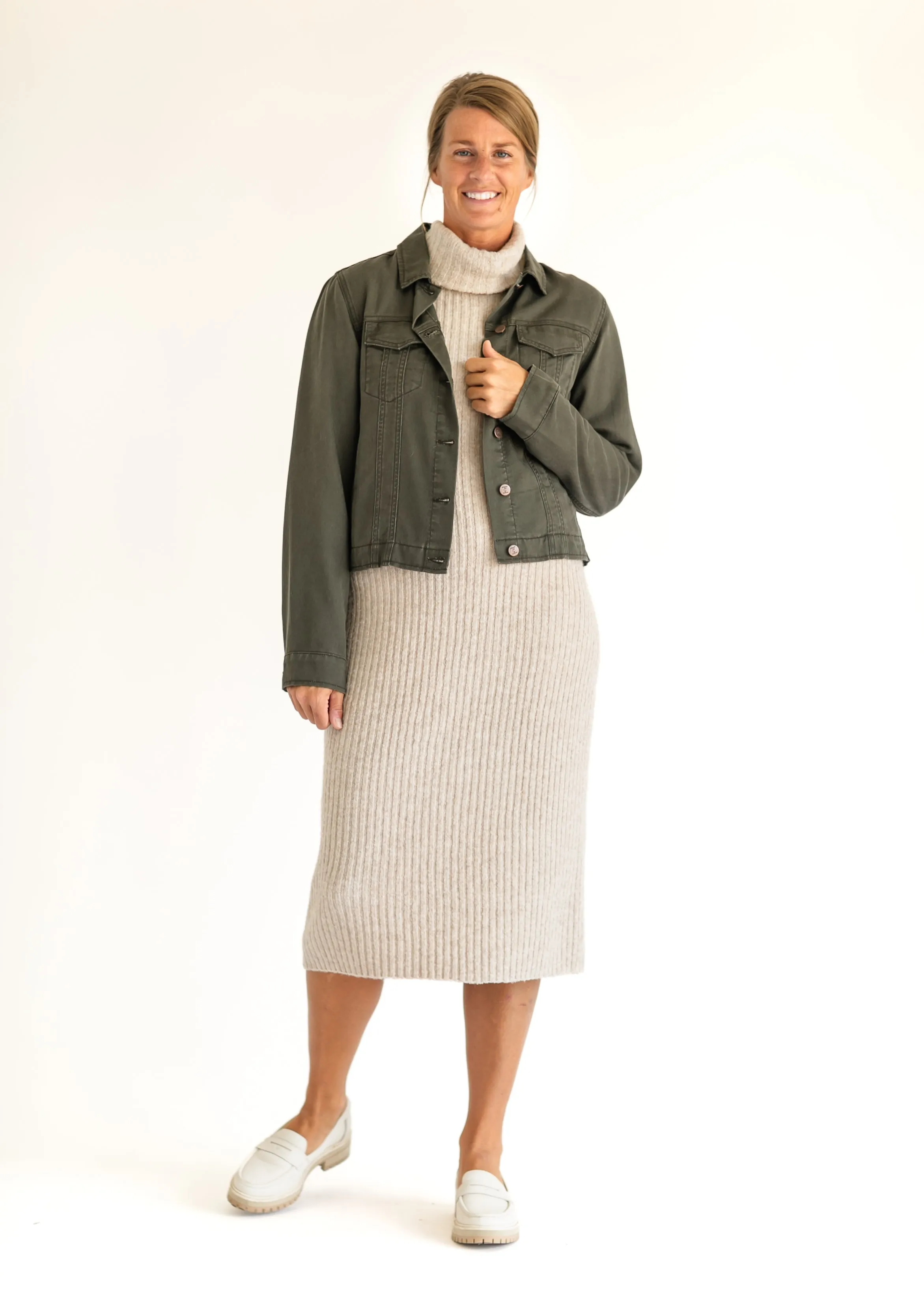 Juliette Sweater Turtleneck Maxi Dress