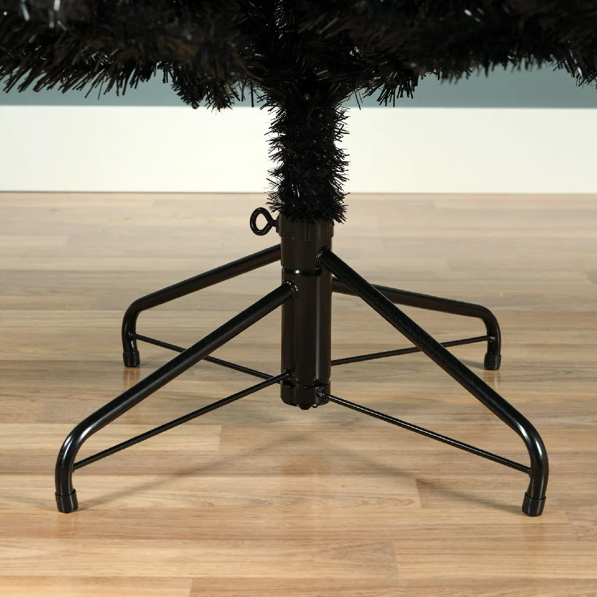 Kaemingk Berlin Black 7ft Artificial Christmas Tree