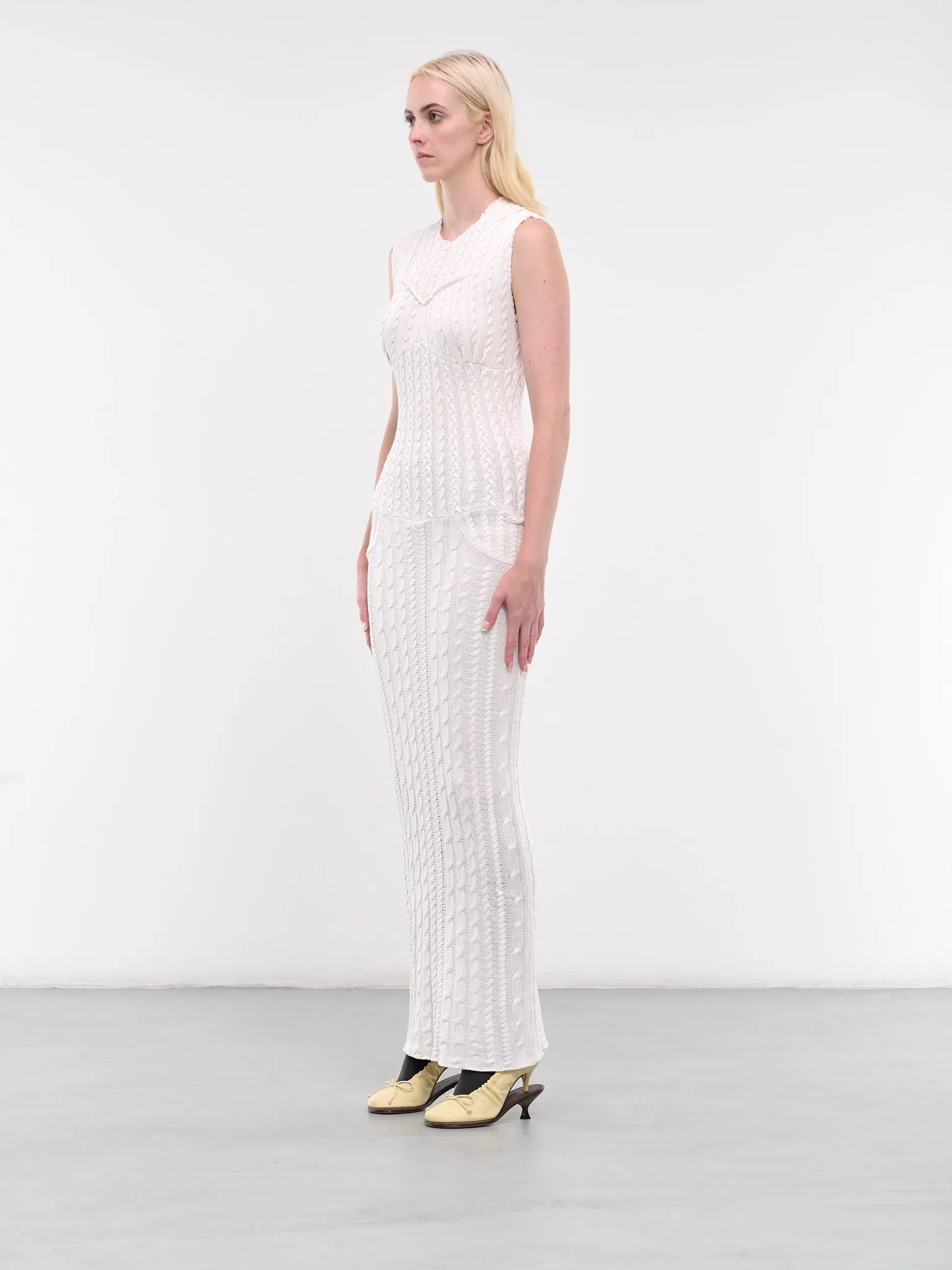 Kenny Knit Maxi Dress (KENNY-WHITE)