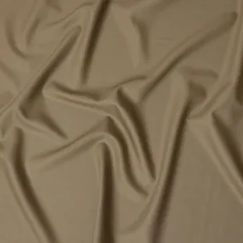 Khaki beige Super 150's English All Wool Suiting Fabric – 3.5 Meters, 150 cm Width, Made in the UK-D20539