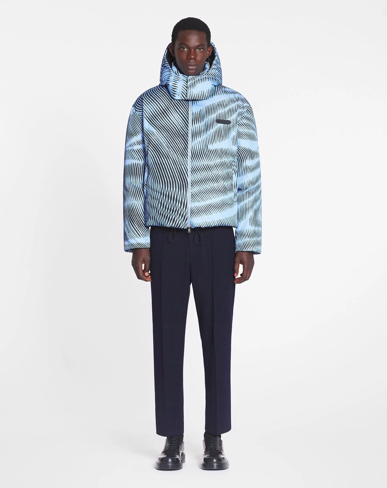 Kinetic Print Down Jacket