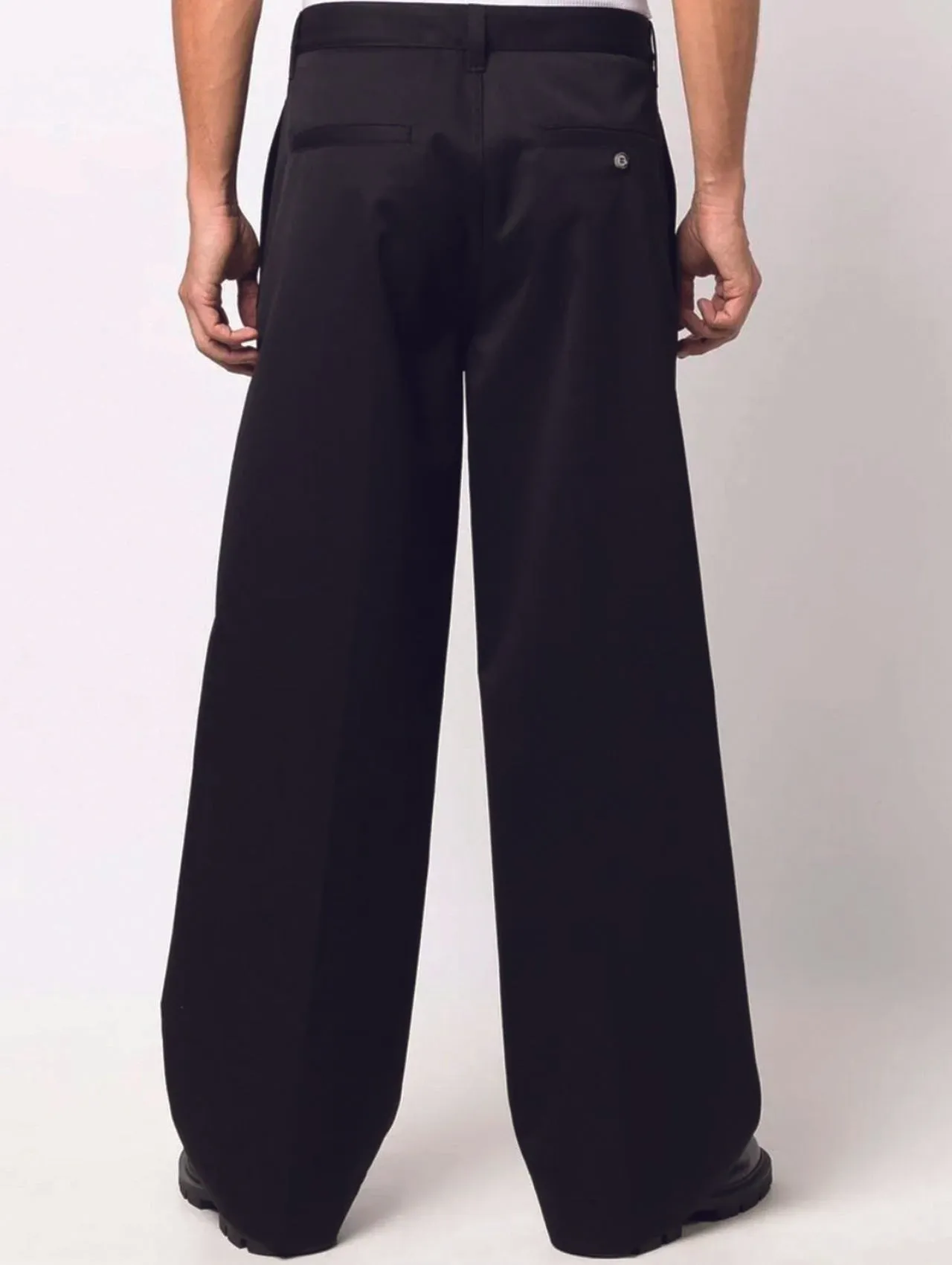 Marni Black Wide Leg Dress Pants