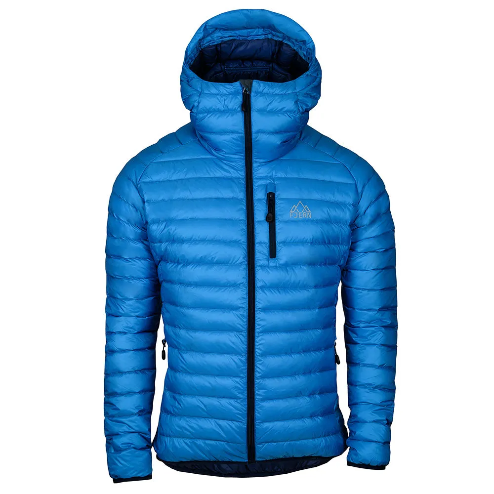 Mens Aktiv Down Hooded Jacket (Cobalt/Navy)