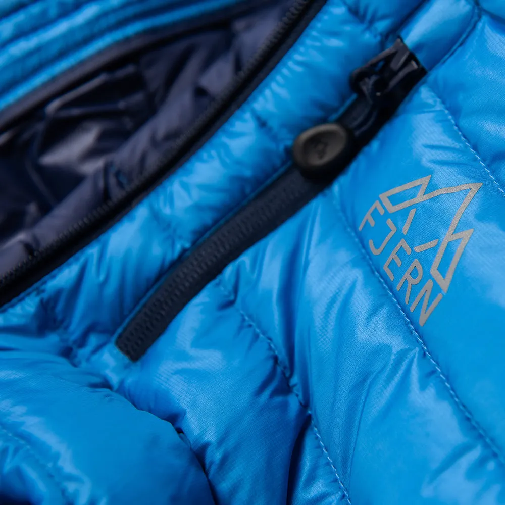 Mens Aktiv Down Hooded Jacket (Cobalt/Navy)