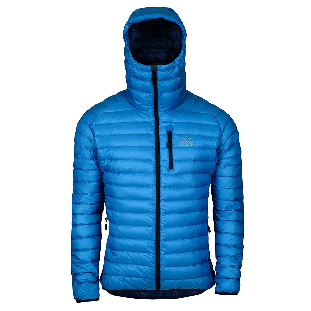 Mens Aktiv Down Hooded Jacket (Cobalt/Navy)