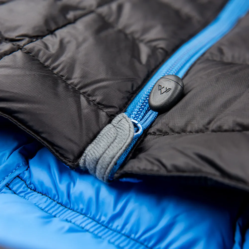 Mens Arktis Down Gilet (Black/Cobalt)