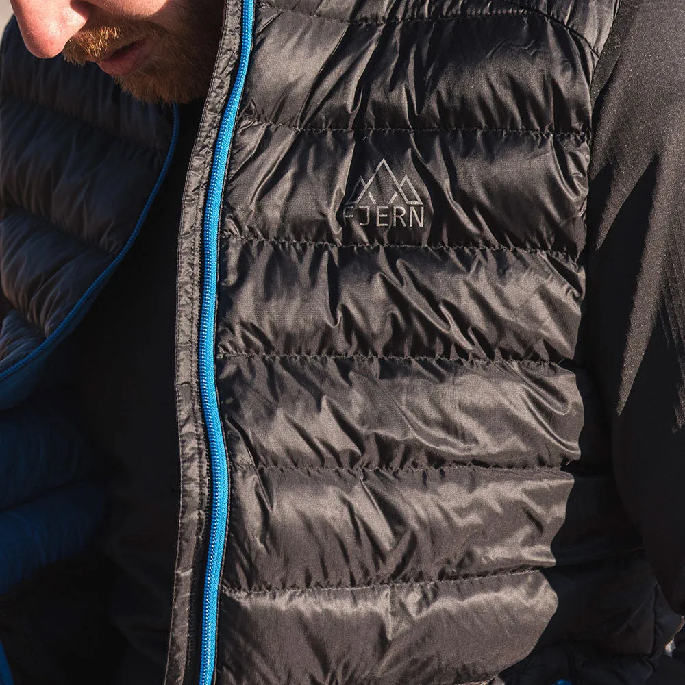 Mens Arktis Down Gilet (Black/Cobalt)