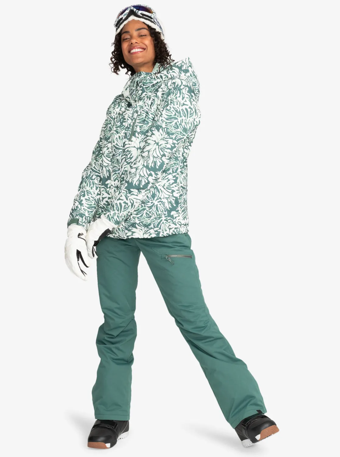 Nadia Technical Snow Pants - Dark Forest