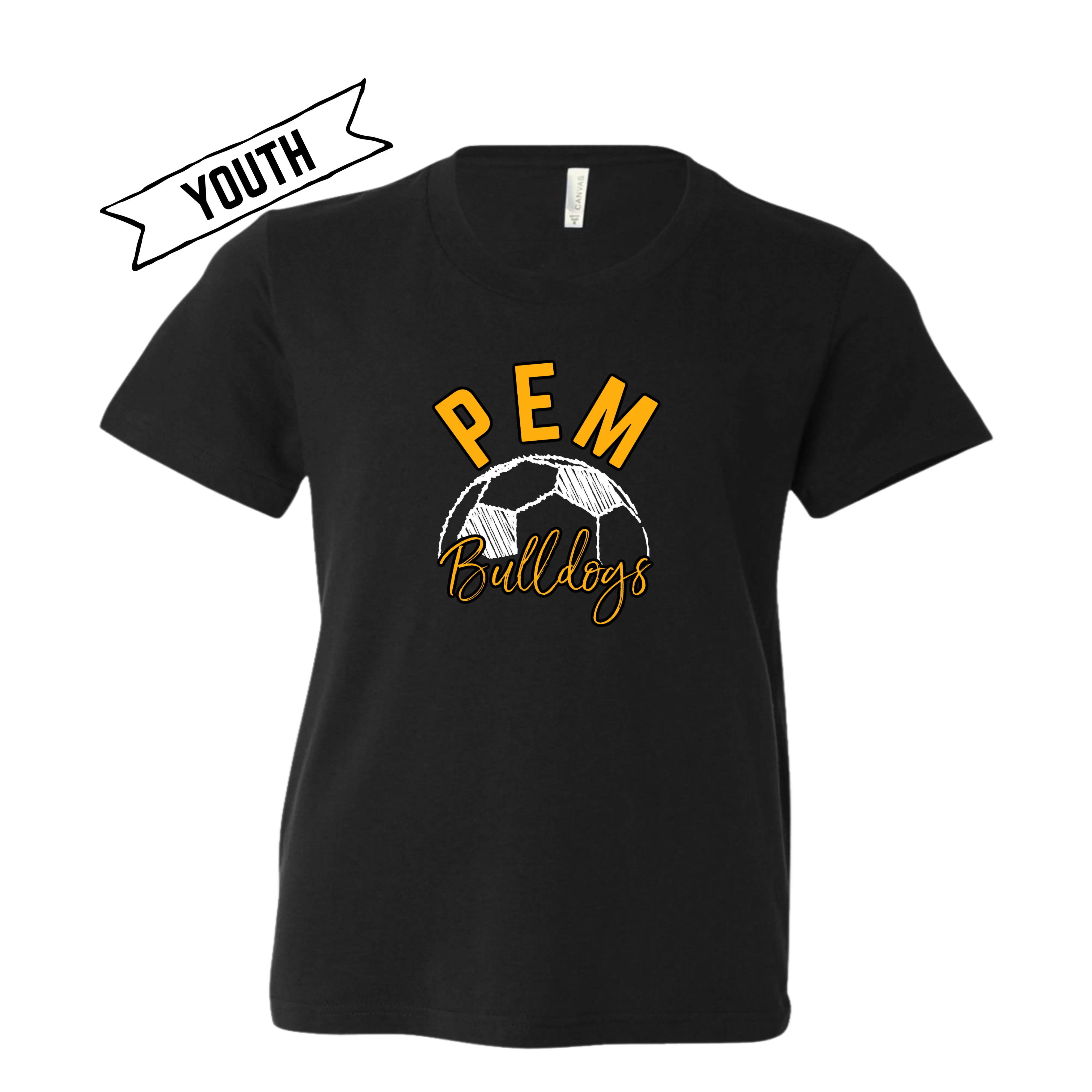 PEM Bulldogs Youth Soccer Tee/Crew Neck/ Hoodie