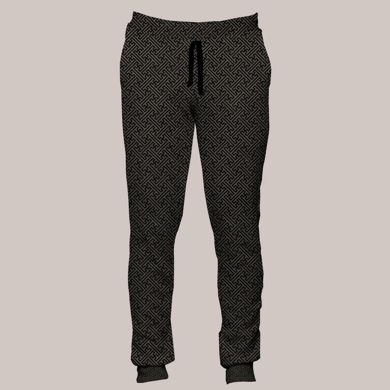 Psychedelic Joggers (UV/RGB, Eco-Friendly, Unisex, Fleece-Lined) | SAYAGATA
