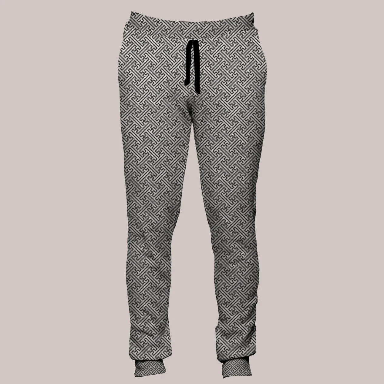 Psychedelic Joggers (UV/RGB, Eco-Friendly, Unisex, Fleece-Lined) | SAYAGATA