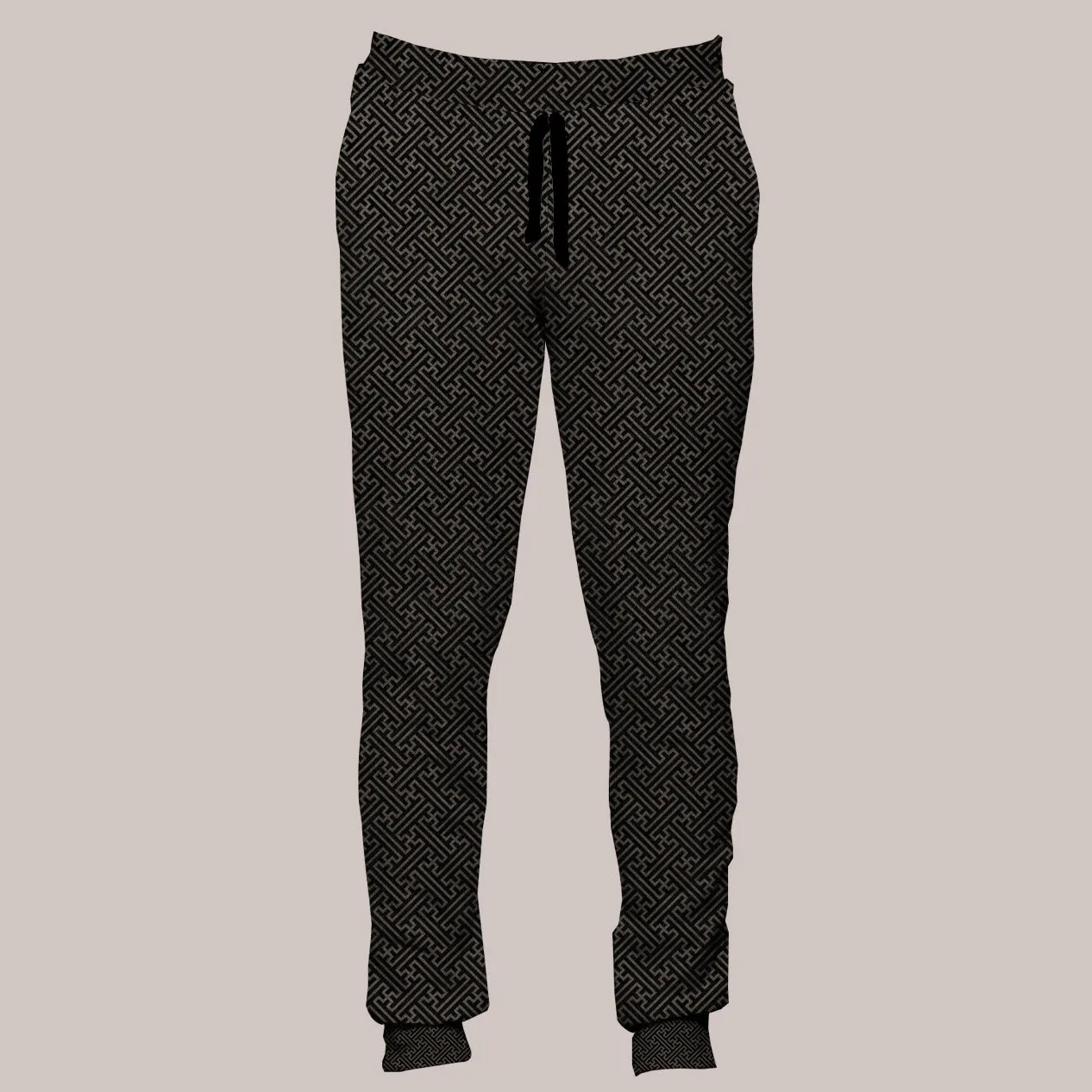 Psychedelic Joggers (UV/RGB, Eco-Friendly, Unisex, Fleece-Lined) | SAYAGATA