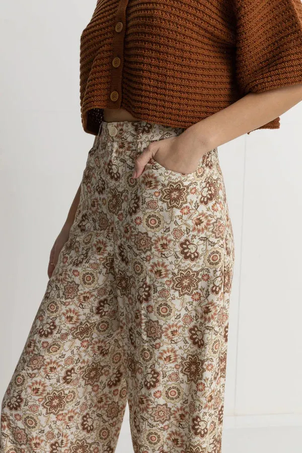 Rhythm Raya Paisley Wide Leg Pant