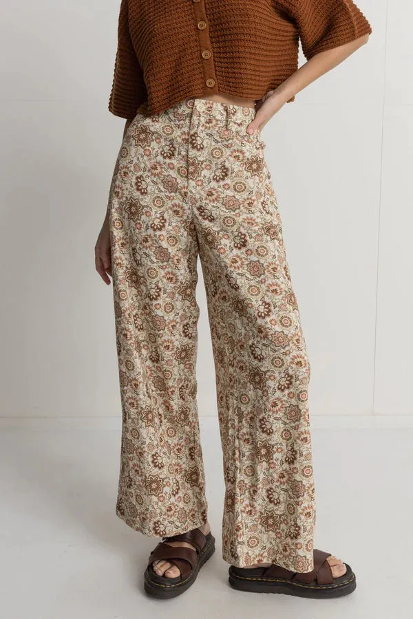 Rhythm Raya Paisley Wide Leg Pant