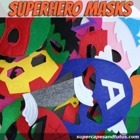 Sale! Party Pack 10 Superhero Masks - Ready to Ship