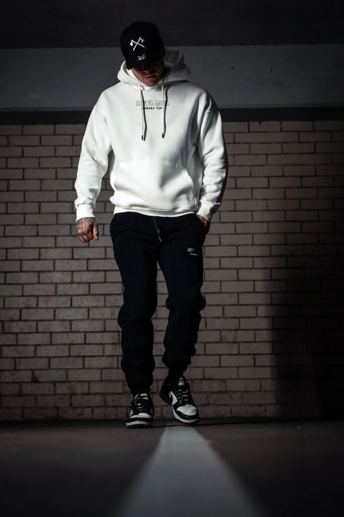 The Sinner Trackpants - Black/White