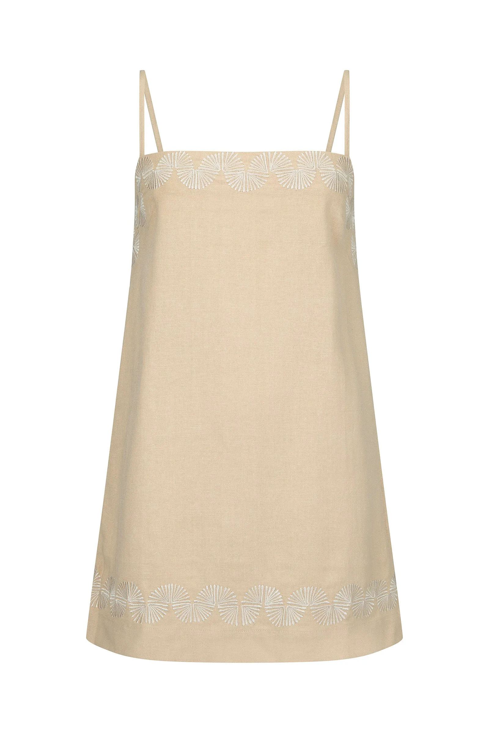 TROPICAL DREAM DRESS - BEIGE
