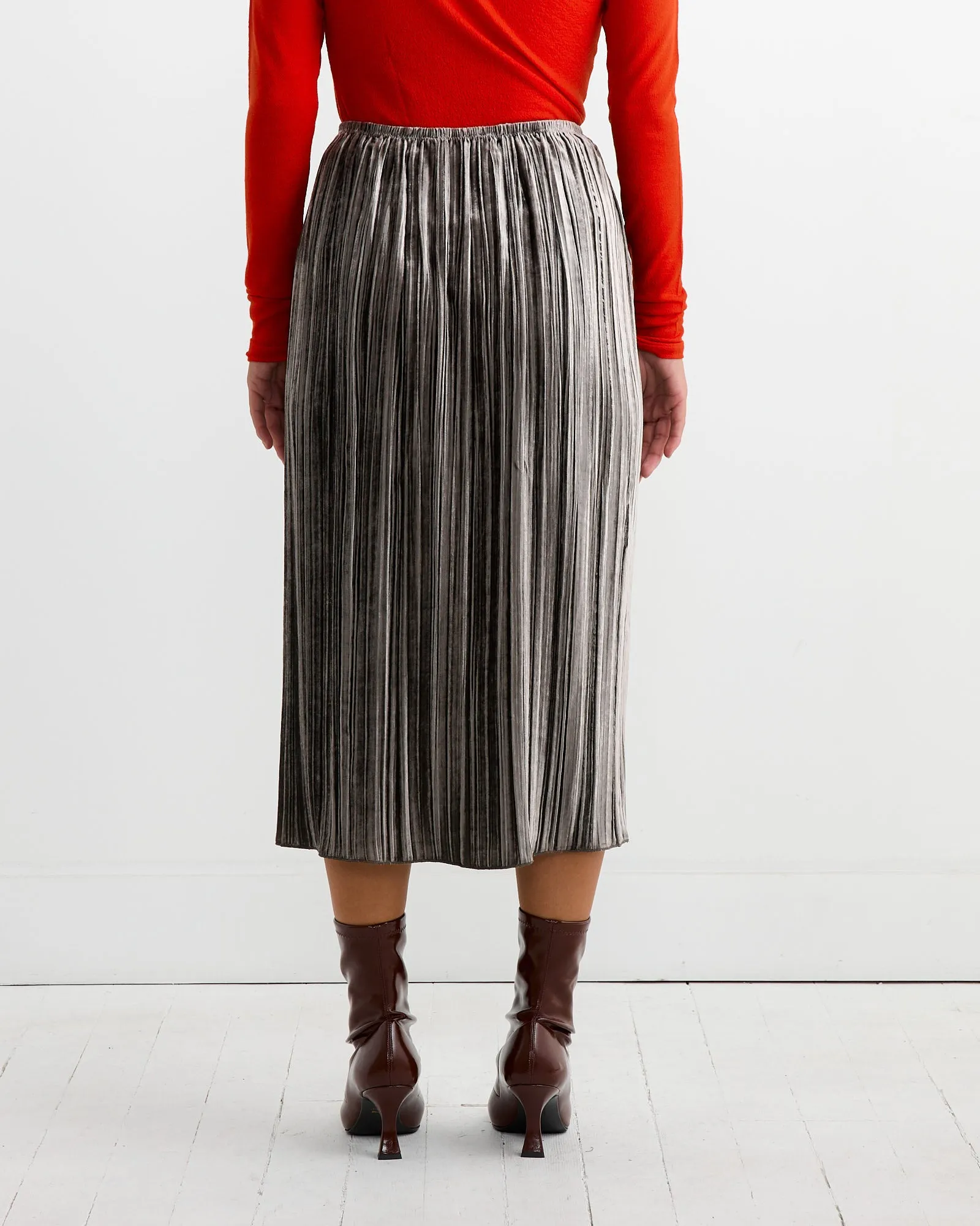 Vela Skirt in Gunmetal