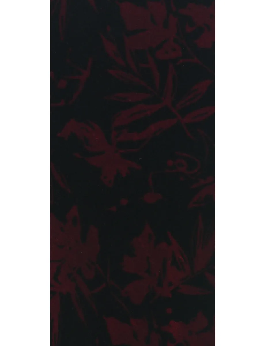 Velvet Foliage  Midi Skirt - S
