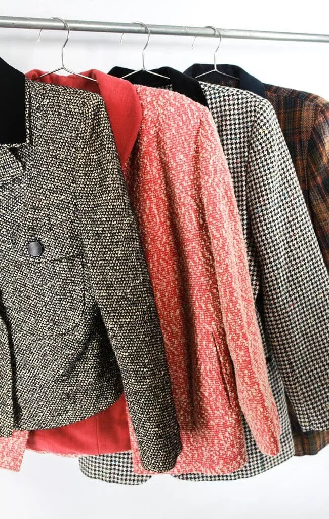 Vintage Women's Wool Blazer Mix of 10