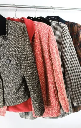 Vintage Women's Wool Blazer Mix of 10