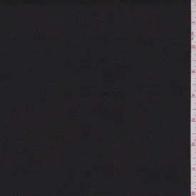 Walnut Brown/Black Stripe Twill Wool Jacketing Fabric